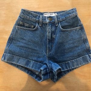 American Apparel Jean Shorts in size 25